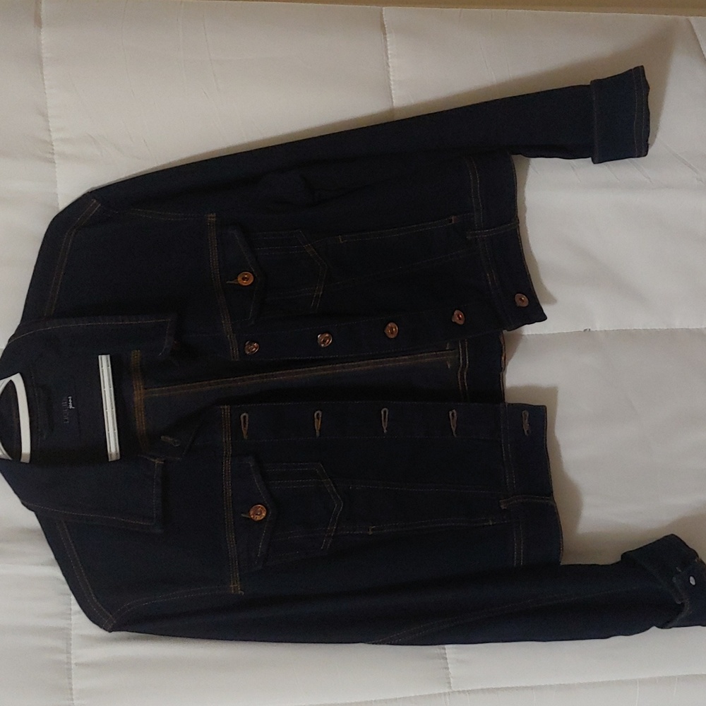 LIQUID DARK WASH JEAN JACKET NWOT